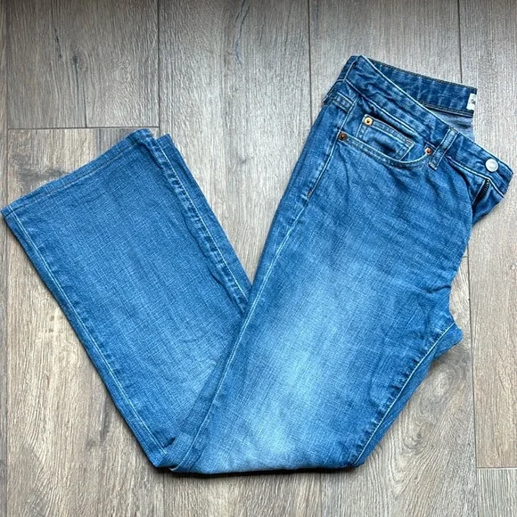 GAP Perfect Boot Denim Jean 28P Petite - Picture 2 of 12